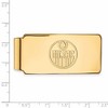 Black Bow Jewelry 14k Yellow Gold Plated Sterling Silver Edmonton Oilers NHL Money Clip - 2 of 3