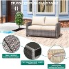 COZONY 5 Piece Patio Furniture Set, PE Rattan Sectional Sofa Coffee Table Washable Cushions for Garden Poolside - 4 of 4