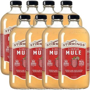 Stirrings Simple Mule Cocktail Mix 750ml Bottles - Real Juice No Preservatives - 50 Calories - Drink Mixer - 1 of 4