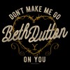 Women's Yellowstone Don't Make Me Go Beth Dutton Barbwire Heart T-Shirt - 2 of 4