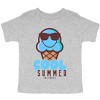 The Juniper Shop SmileyWorld Cool Summer Ice Cream Blue Toddler Short Sleeve Tee - 2 of 4