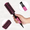 Unique Bargains Nylon Bristle Pins Round Hair Brush Pink 10.04"x1.97" 1 Pc - image 4 of 4