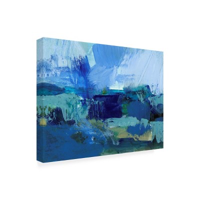 Wild Seas Blue and Green Nautical Canvas Art