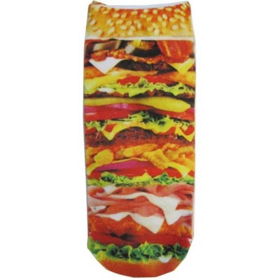 Living Royal Cheeseburger Photo Print Ankle Socks