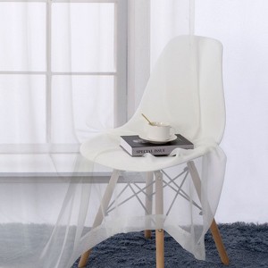 Ruthy's Outlet Panel Pair Window Sheer Curtains Grommet Panels - 1 of 3