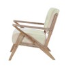 CAVINAS Polyester Accent Chair with Tufted Back and Rubberwood Legs,Modern Upholstered Living Room Chairs,Reading Chairs for Living Room - 4 of 4
