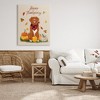 Stupell Industries Happy Thanksgiving Pumpkins Dog Canvas Wall Art - 2 of 4