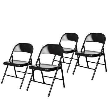 Set of 4 All Steel Folding Chairs - Hampden Furnishings
