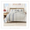 Great Bay Home Stripe Reversible Quilt Set With Shams - 4 of 4
