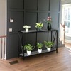 KTMBDW 2 Layers Narrow Console Table for Living Room Entryway Bedroom, Black - 4 of 4