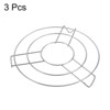 Unique Bargains Stainless Steel Round Cooking Racks for Roasting Baking 3 Pcs - 3 of 4