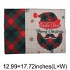 Unique Bargains Christmas Place Mats Plaid Linen Red Green Beige White 13"x17.7" 2 Pcs - 3 of 4