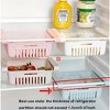 Retractable Drawer Storage Basket Set - Space-Saving Organizer for Fridge & Kitchen Makeup Convenient, Easy-to-Use, Durable Blue - 4 of 4