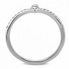 Slickblue Women's Polished Stainless Steel Ring with Clear CZ - Elegant and Timeless Jewelry, Size 5-10 - 4 of 4