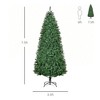 Aghana Digitals 7.5ft Pre-lit Artificial Pine Christmas Tree with 450 Warm White LED Lights, 1146 - 3 of 4