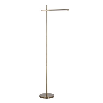 55.5" Floor Lamp Antique Brass (Includes LED Light Bulb) - Cresswell Lighting