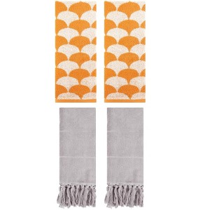 REGALWOVEN 4 Pcs Cotton Hand Towel for Bathroom - 1 of 4