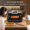 7-in-1 Indoor Smokeless Grill Air Fryer Combo, Contact Grill with Non-Stick Removable Plates, Viewing Window, Family 4QT Electric Grill - 3 of 4