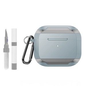 HTUTWOO AirPods 4 Protective Case, Aluminum Shockproof Covers with Keychain and Cleaning Kit , Comprehensive Protection - 1 of 4