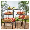 Kensington Garden 4pc 15"x15" Outdoor Bistro Chair Cushions - 2 of 4