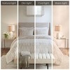 Sapphtopaz Comforter Set Bedding Quilt Mini Sets Brushed Soft Faux Fur Back Print Quilt Set - 4 of 4