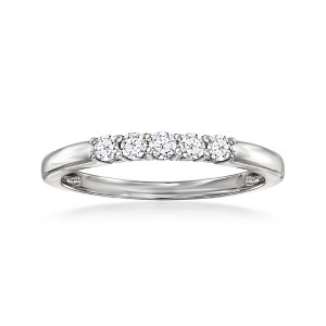 Ross-Simons 0.20 ct. t.w. Lab-Grown Diamond 5-Stone Ring in Sterling Silver - 1 of 4