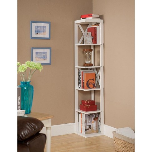 Kings Brand Furniture - Corner Unit 5 Tier Bookshelf/Bookcase Display Stand - image 1 of 4