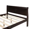 CAVINAS Twin Size Sleigh Bed Modern Wooden Bed Frame with Wood Slats, Headboard and Footboard for Bedroom - 4 of 4