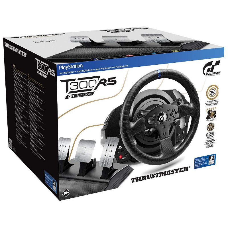 Thrustmaster T300 RS GT Racing Wheel (PS5, PS4 & PC), 1 of 9