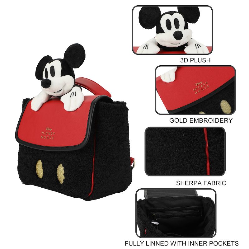 Disney Mickey Mouse Peek-A-Boo Convertible Mini Backpack, 4 of 7