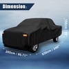 Unique Bargains Pickup Truck Cover for Ford F150 Crew Cab Pickup 4 Door 6.5 Feet Bed 2004-2021 Sun Rain Dust Wind Snow Protection - 4 of 4