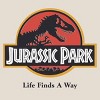Men's Jurassic Park Hoodie - Tan - 3 of 4
