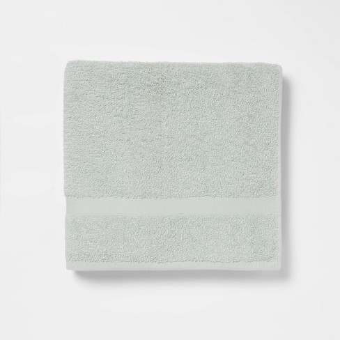 Organic Cotton Bath Towel in Sage/Chalk – The Primary Essentials