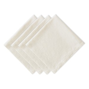 Design Imports Cream Sugar Linen Napkin Set/4 - 1 of 4