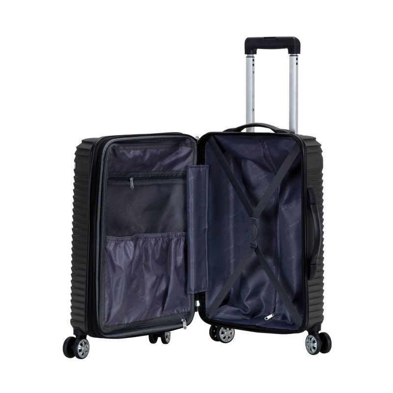 Rockland Star Trail Hardside Spinner Carry On Suitcase - Gray, 3 of 6