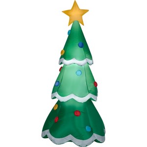 Gemmy Christmas Airblown Inflatable Tree, 7 ft Tall, Green - 1 of 3