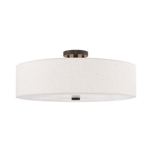 Livex Lighting Meridian 5 - Light Semi-Flush Mount in  English Bronze - 1 of 1