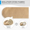 Aoodor Outdoor Tufted Back Cushions Patio Replacement Chair Cushion with Ties, Water and Fade Resistant for All Weather, Set of 2 - 4 of 4