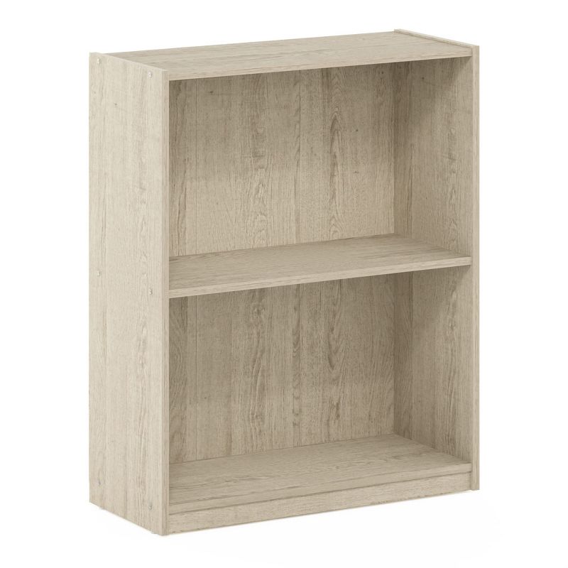 Furinno Gruen 2-Tier Open Shelf Bookcase, Metropolitan Pine, 4 of 5