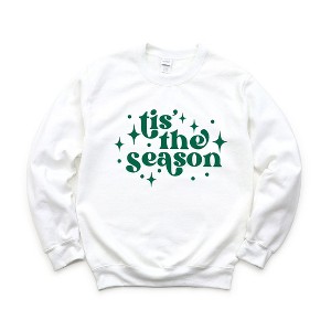Simply Sage Market Women's Graphic Sweatshirt Whimsical Tis The Season - 1 of 4