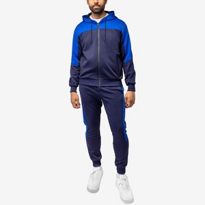 CULTURA Men's Zip Up Hoodie Track Suit - 1 of 4