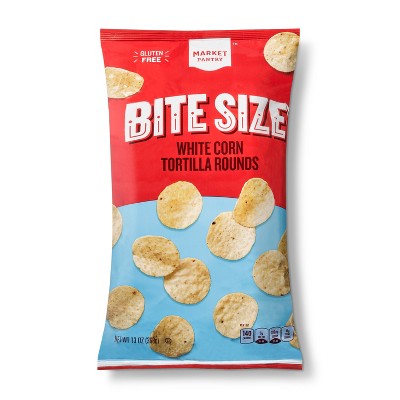 White Corn Tortilla Rounds Bite Size - 13oz - Market Pantry™