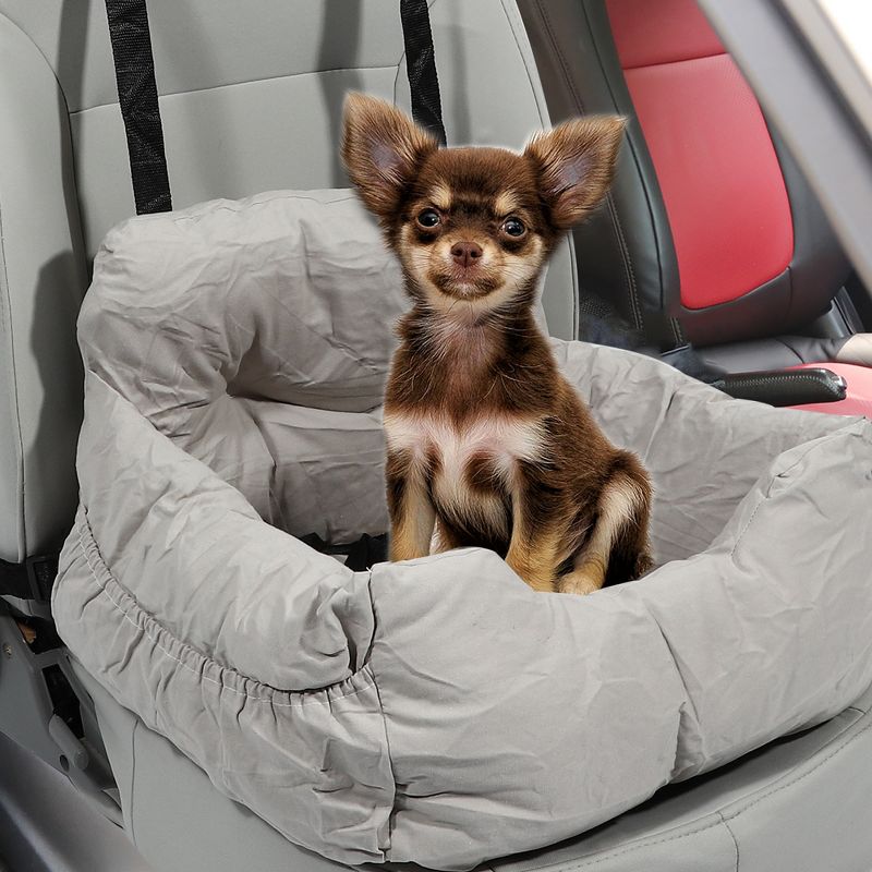 Unique Bargains Dog Car Seat with Straps, 2 of 7