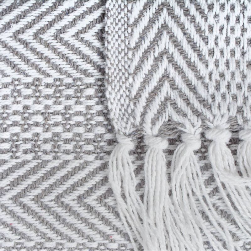 50"x60" Herringbone Striped Throw Blanket - Design Imports, 2 of 8