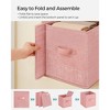 SONGMICS Storage Cubes Non-Woven Fabric Bins with Double Handles Set of 6 Closet Organizers for Shelves Foldable for Clothes - 4 of 4