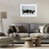 Stupell Industries Winter Herd of Horses Framed Print Under Glass Art - 3 of 4