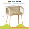 Coucheta Small Animal Cage - with Legs, Chew-Proof Design, Acrylic Window & Openable Top for Guinea Pigs, Chinchillas & Gerbils in Multiple Sizes - 2 of 4