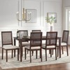Set of 2 Westmont Dining Chairs Rustic Brown - Lifestorey: Textured Cane, 39" High, Armless - 3 of 4