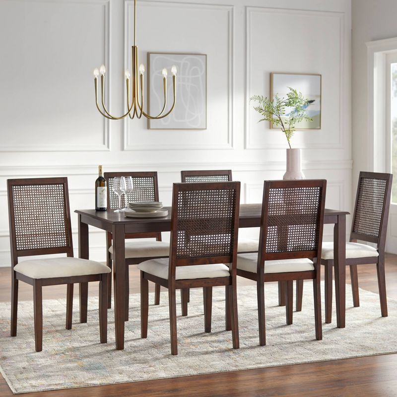 Set of 2 Westmont Dining Chairs Rustic Brown - Lifestorey, 4 of 8