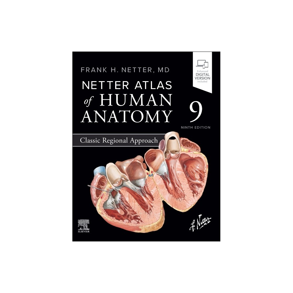 Netter Atlas of Human Anatomy: Classic Regional Approach - (Netter Basic Science) 9th Edition by Frank H Netter (Paperback)